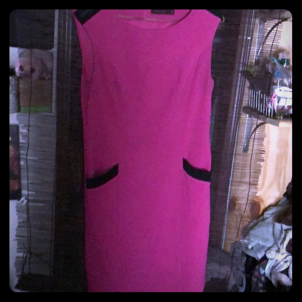 The Limited dress size 10 black and pink